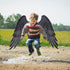 Halloween 3D Angel wings and Demon wings costume unisex soft adult and kids for halloween cosplay